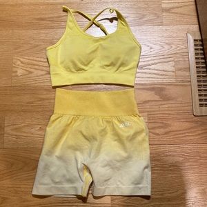 AYBL shorts and bra
